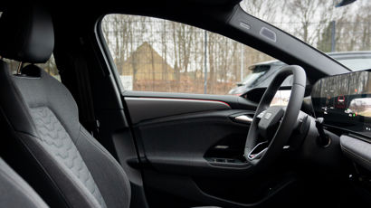 A6 e-tron kabine med fokus på forsæderne