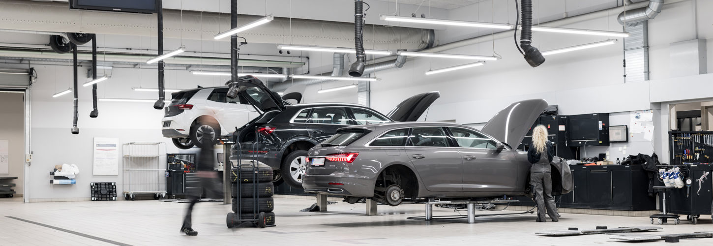 bil værksted