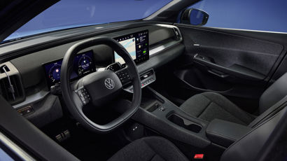 Volkswagen ID. Cross interiør med fokus på rat