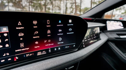 Audi A6 e-tron panoramadisplay