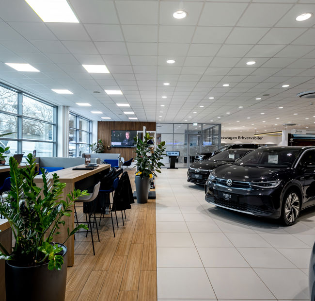 semler mobility i gladsaxe volkswagen showroom