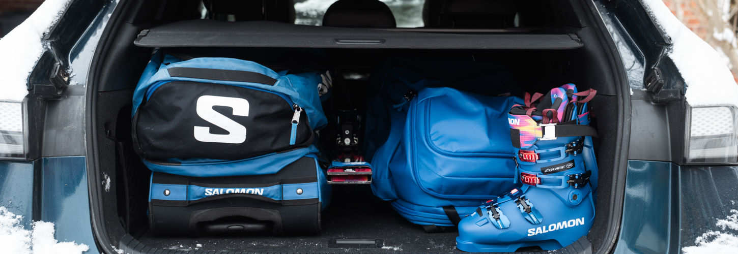 pakket bagagerum til skiferie
