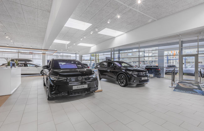 volkswagen showroom i valby en del af semler mobility
