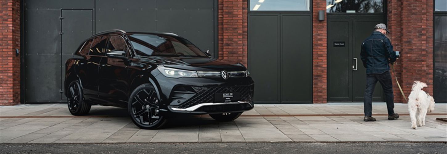 Volkswagen parkeret udenfor