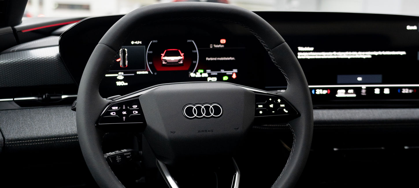 Close up af rat-detaljer i A6 e-tron