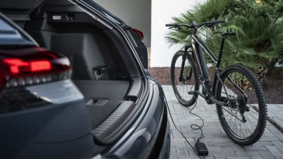 audi q4 e-tron facelift 2026 åben bagagerum v2 opladning