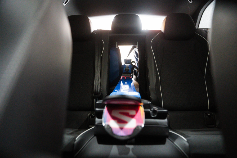 skiluge i id.7 med ski igennem