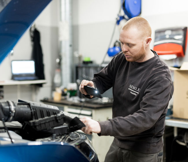 Servicecam hos Semler Mobility