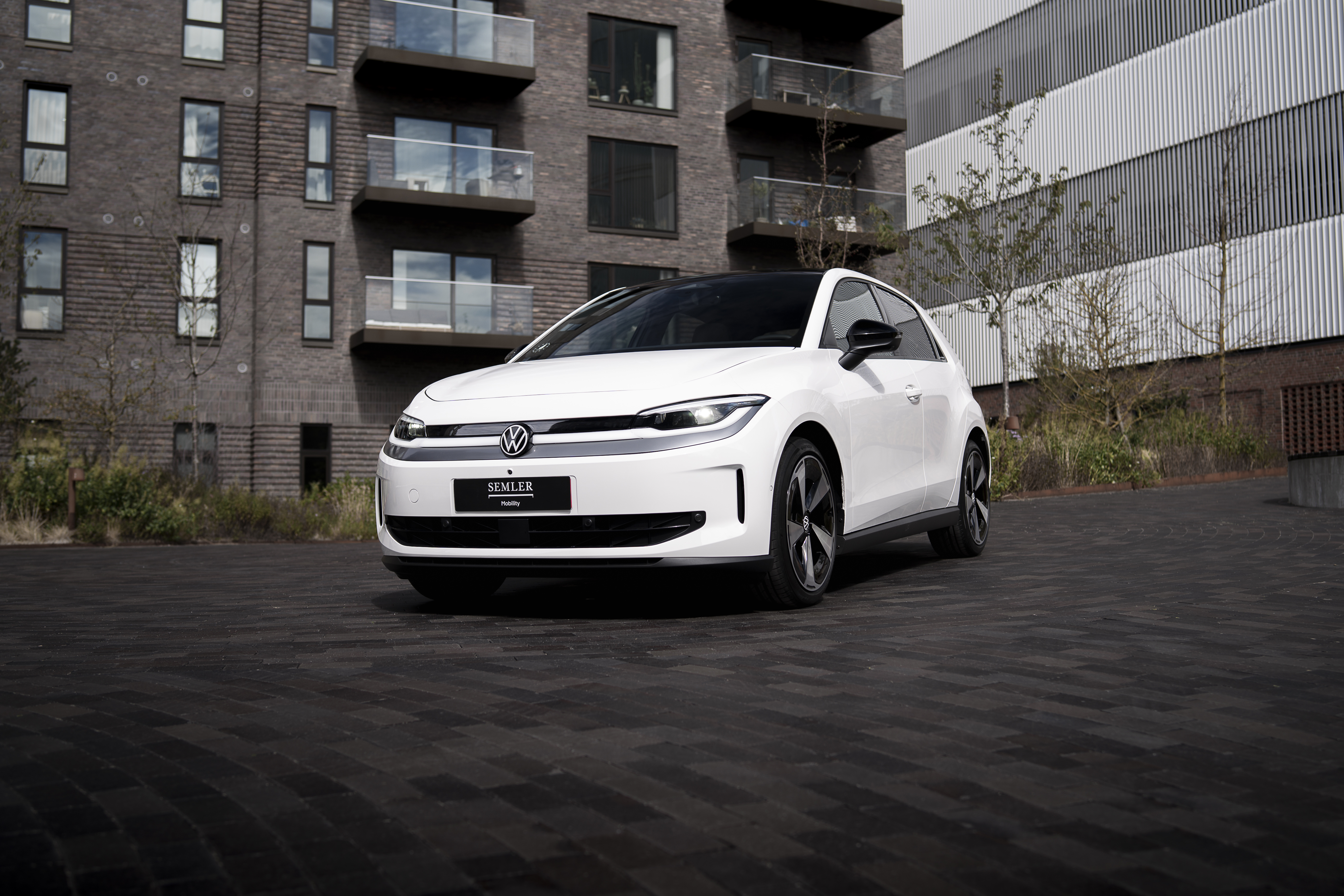ID.Polo Hvid Miljø forfra fra Semler Mobility