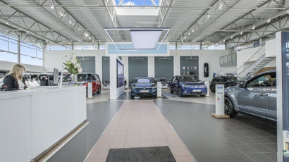 volkswagen showroom i hillerød