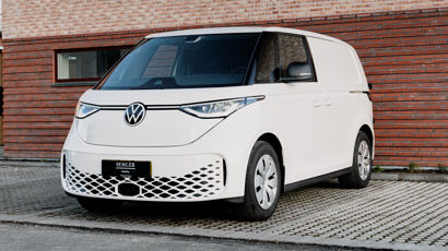 id buzz cargo på parkeringsplads fra semler mobility