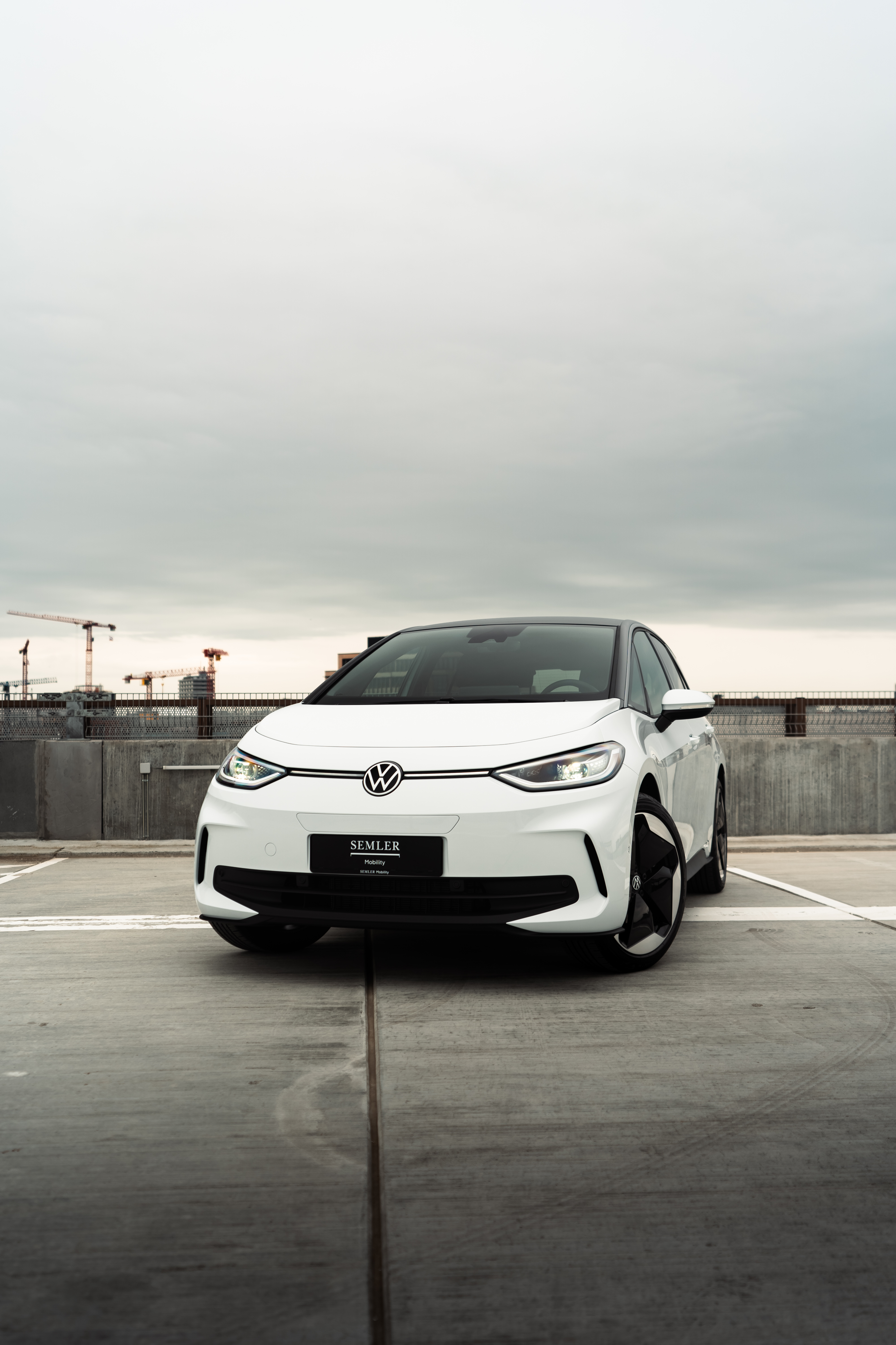 hvid volkswagen id.3 fra semler mobility
